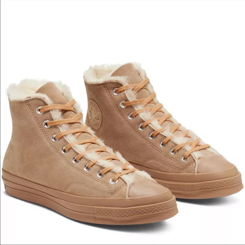 {Converse} Chuck 70 Shearling Lined High Tops